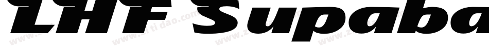 LHF Supabad字体转换